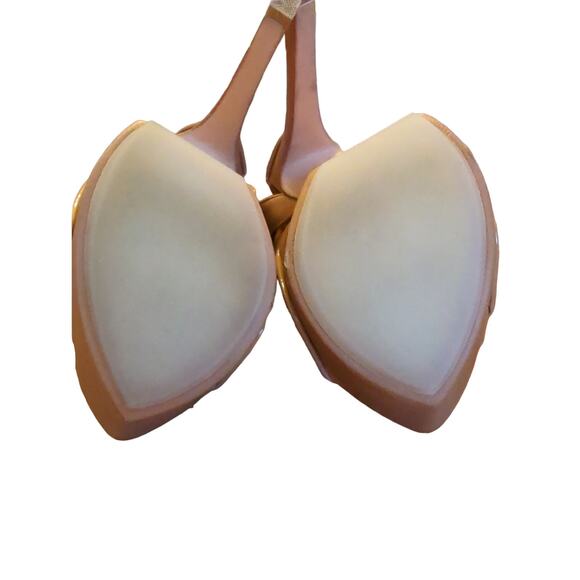 L.A.M.B leather calf hair southwestern chic stiletto heels - Picture 11 of 13